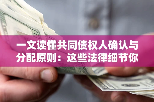 济南一文读懂共同债权人确认与分配原则：这些法律细节你可能不知道