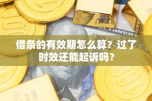 济南借条的有效期怎么算？过了时效还能起诉吗？